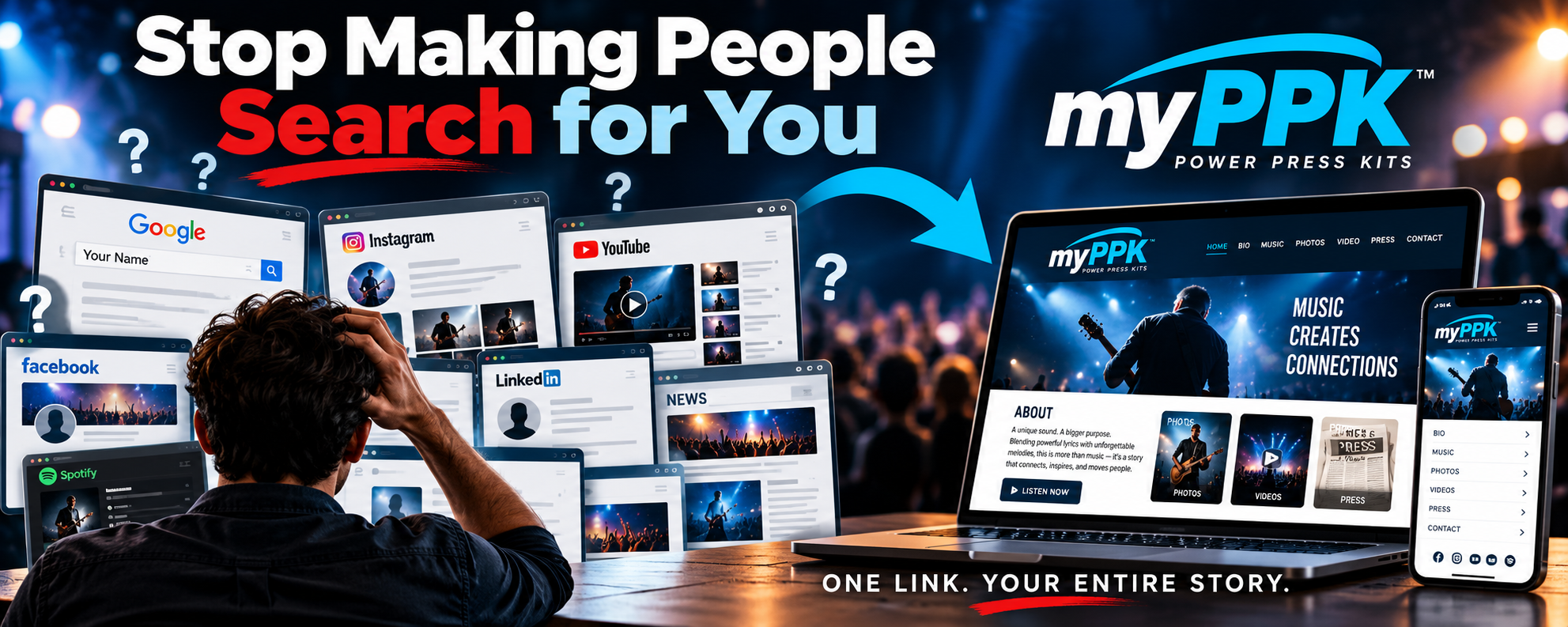 Stop Making People Search for You